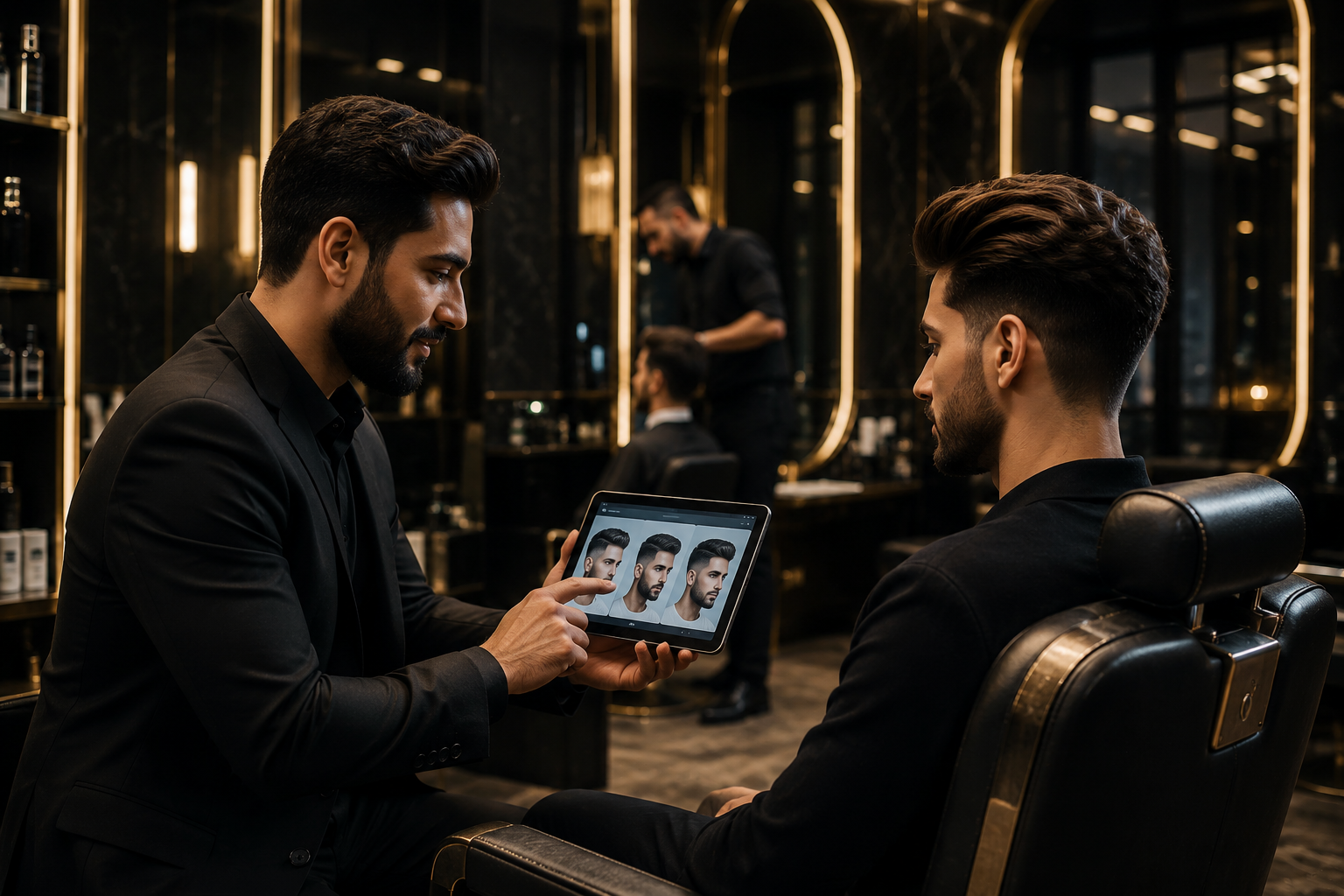 NayaLook AI Haircut Preview